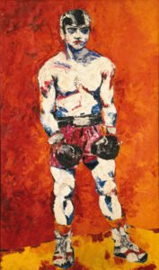 Il pugilatore, dipinto del 1969 di Giovanni Testori